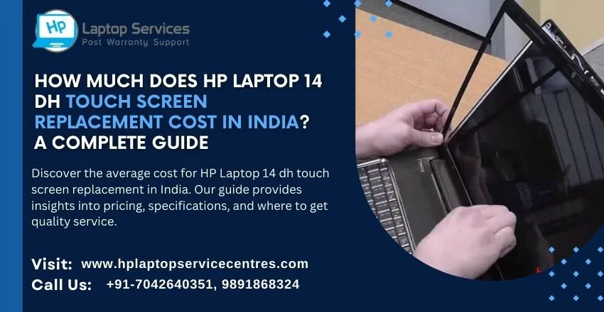 hp laptop touch screen replacement cost in india