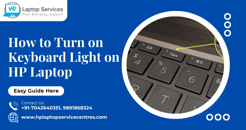 How to Switch On Keyboard Light in HP Laptop